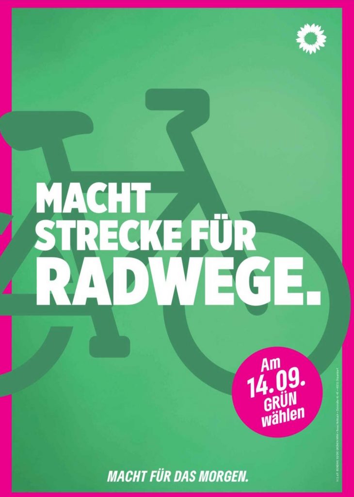 Macht Strecke für Radwege