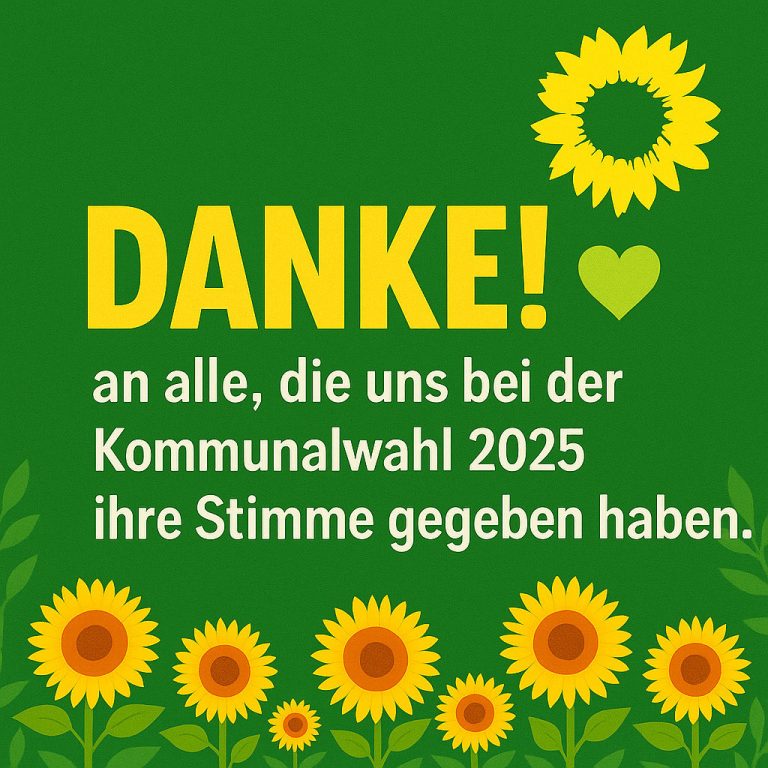 Danke für Eure Unterstützung